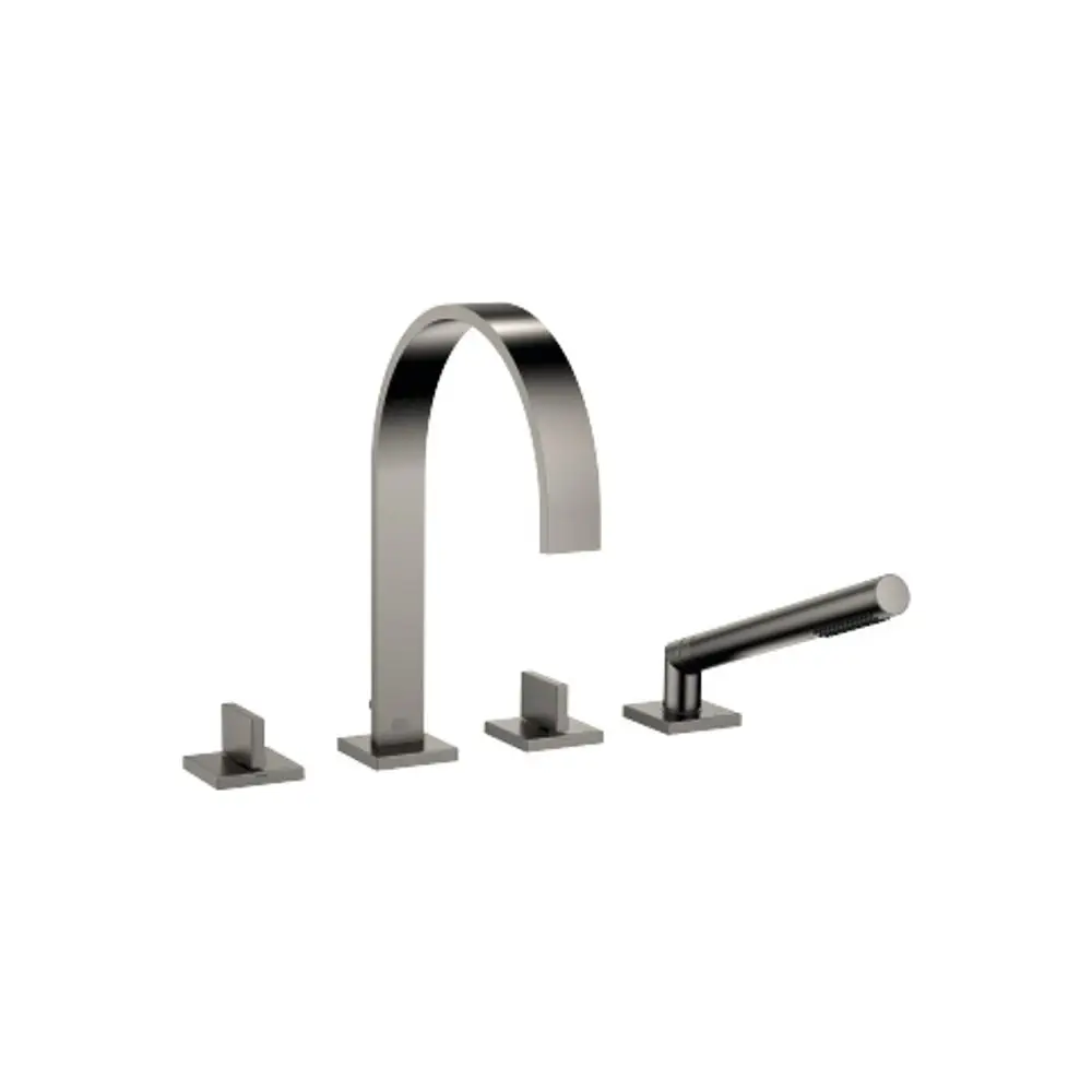 Dornbracht-MEM-Wannen-Vierlochbatterie-Ausladung 220mm-Dark Platinum gebürstet, 27532782-99 Galeriebild 1
